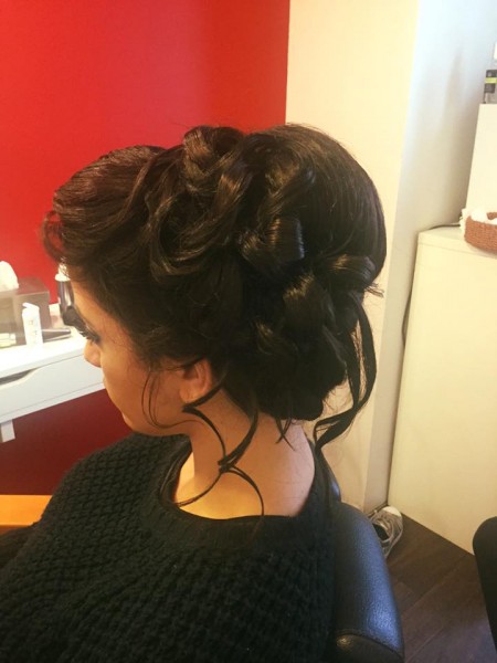 coiffure, soirée, Fadyla_K, chignon