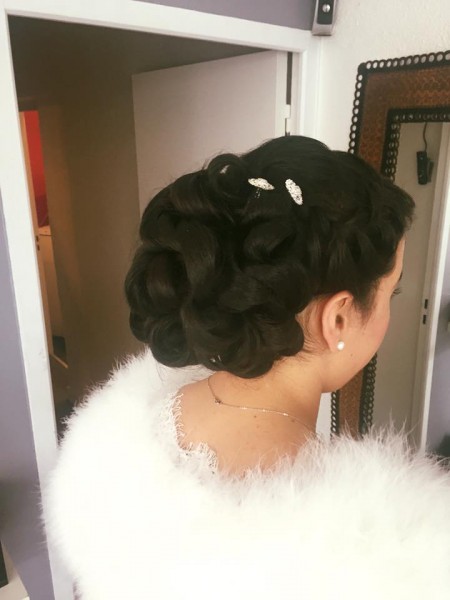 chignon, mariée, coiffure, Fadyla_K, jour J